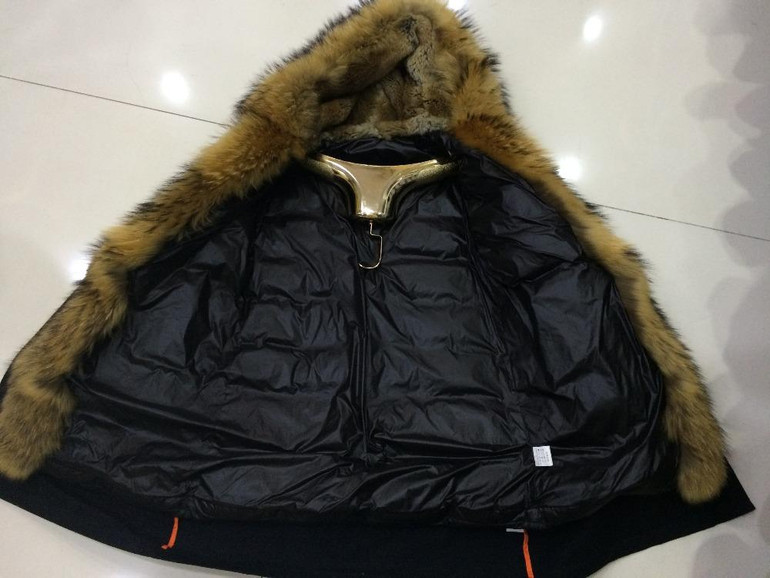 natural raccoon fur parka women real raccoon fur down coat