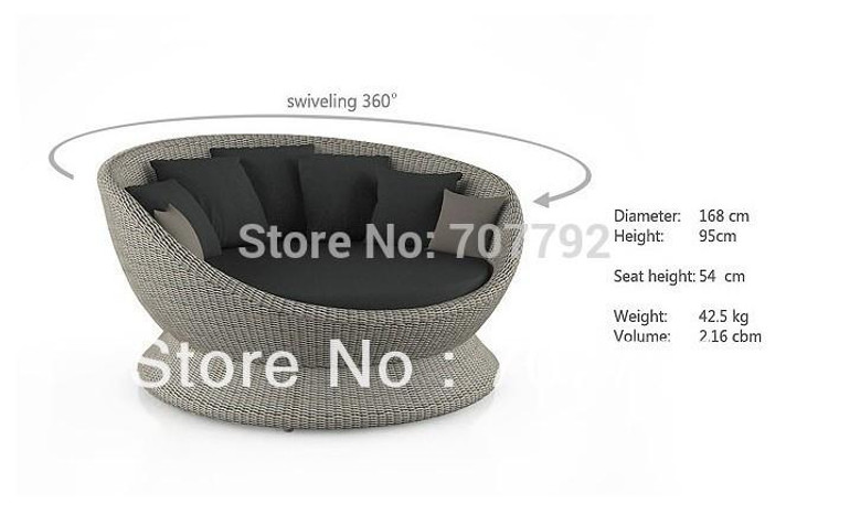 New design outdoor furniture Daybed