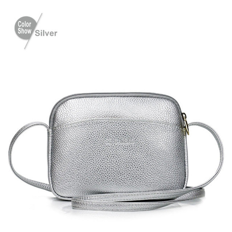 Crossbody bag for women mini candy color leather shoulder bags