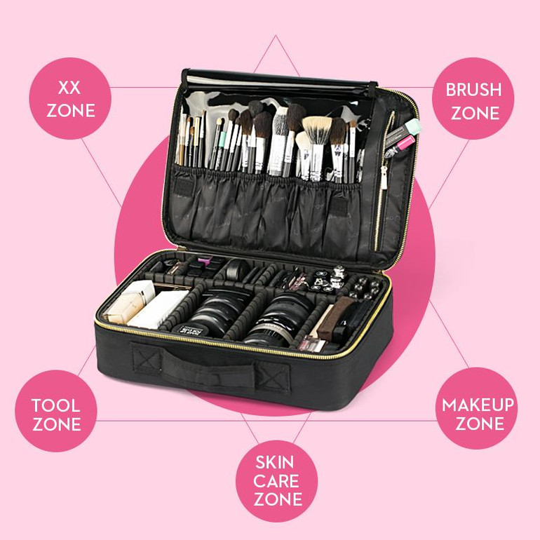 Makeup Bag Organizer Professional Makeup Artist Box Larger Bags Cute Korea Suitcase Makeup Suitcase Makeup Brushes Tools Case