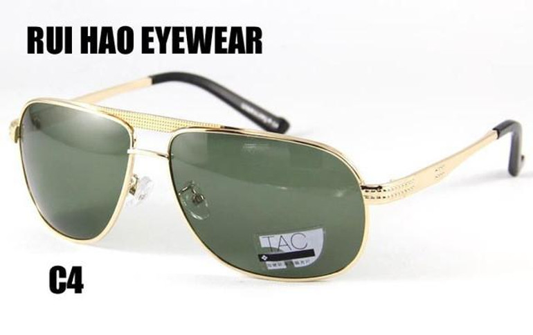 RUI HAO EYEWEAR Polarized Sunglasses Men Popular Aviator Sunglasses Driving Glasses Men Brand Sun Glasses Eyewear oculos de sol