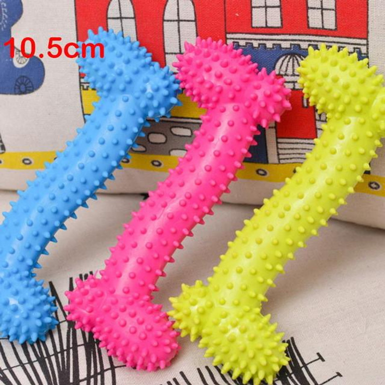 Rubber Dog Toy Molar Tooth Training Toys Dogs Cats Toys Dog Bite Resistant Molars Bones and Circels 1 Pcs