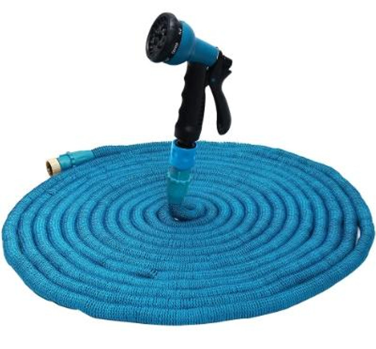 Hot 3 Colors 25-100FT Expandable Magic Flexible Garden Water Hose For Car Hose Pipe Plastic Hoses To Watering With Spray Gun