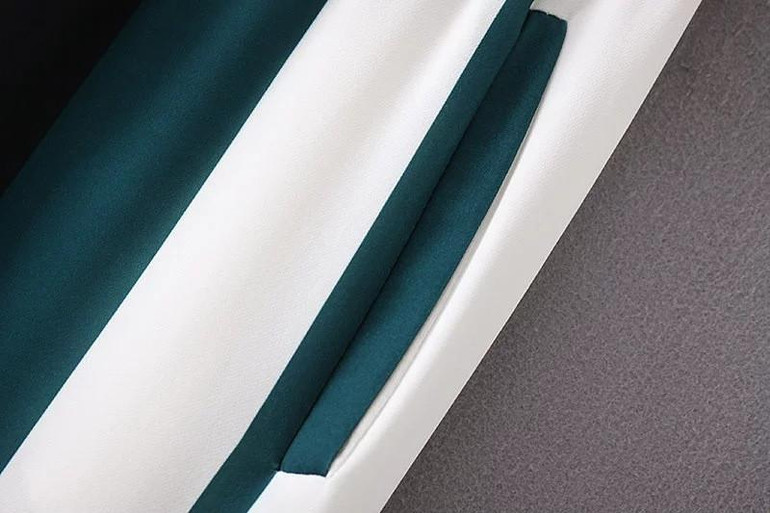 High quality women striped wide leg pants high waist panelled loose spring trousers womens fashion pants pantalones mujer