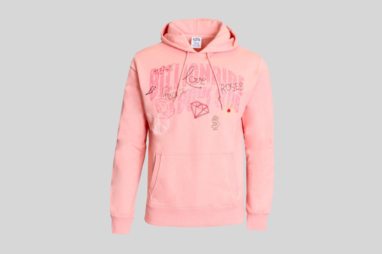 Billionaire Boys Club BB Arch Symbol Hoodie - Pink Icing