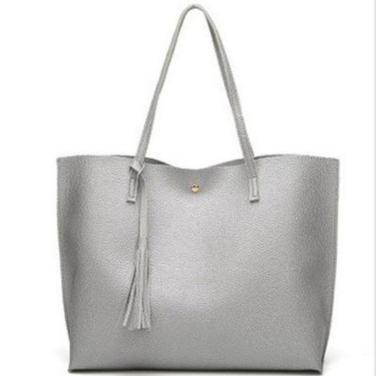 Fashion Tassel Women Shoulder Bags High Quality Soft Pu Leather Handbags Large Capacity Casual Tote Bags Ladies Bags Sac A Main