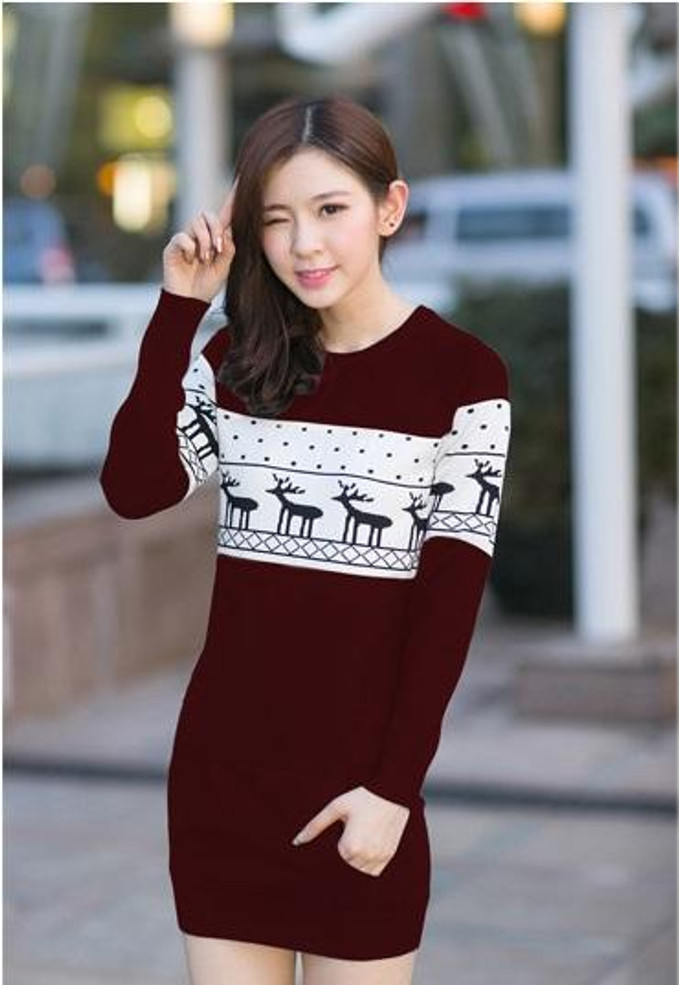 Quality christmas sweater for men and women couples matching christmas sweaters for lovers couple Christmas Deer sweaters