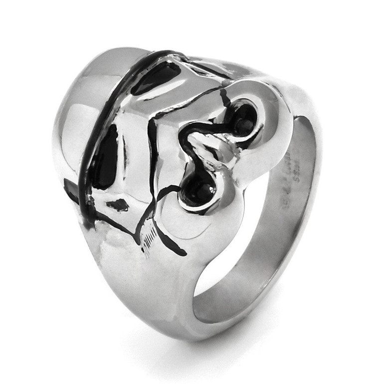 Officially Licensed Stainless Steel Stormtrooper Star Wars Ring