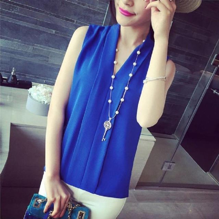 Office Shirts Summer Style Chiffon Shirt Women Blouses Tops Blusas Mujer Elegant Blusas 2017 Casual Womens Shirt