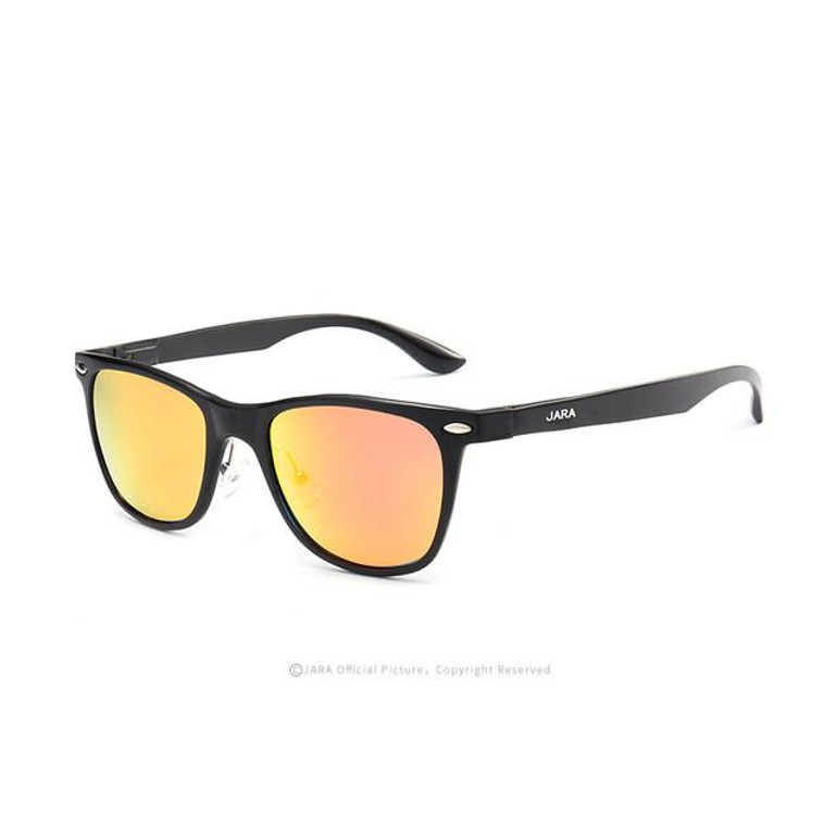 JARA Brand Unisex Aluminum Square Men's Polarized Mirror Sun Glasses Female Eyewears Accessories Sunglasses For Men 8154