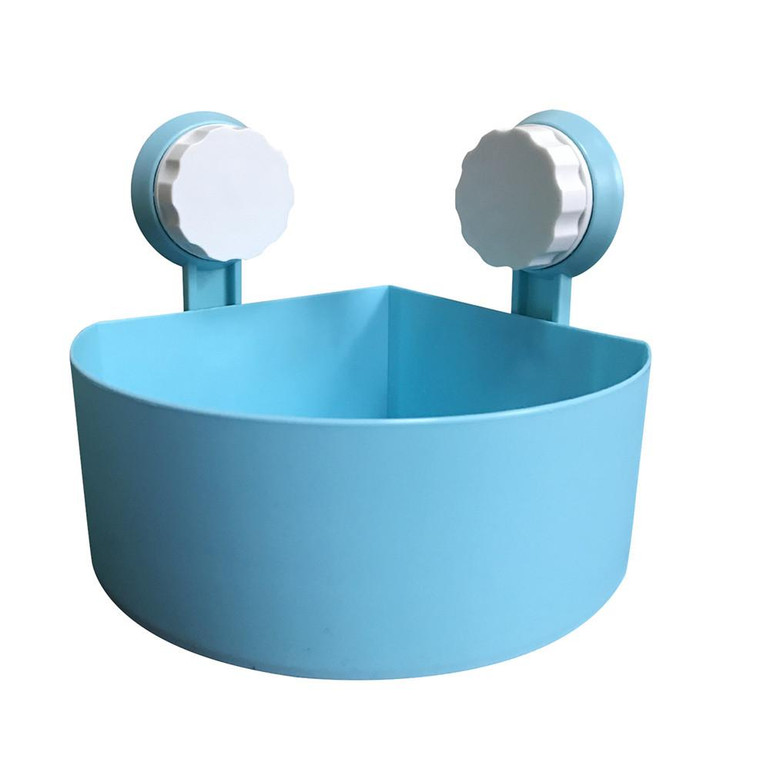 Bathroom Corner Storage Rack Powerful Suction Cup Shower Shelf Storage Case Kitchen Organizer Quality ABS Plastic Wholesale