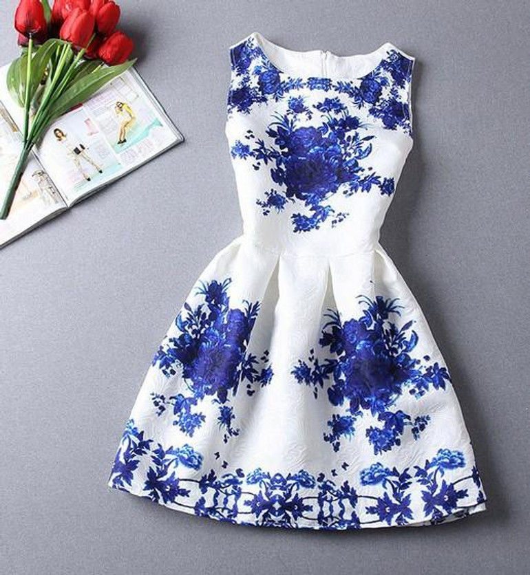New Brand Print Dress Vestido De Festa Women Summer casual Dress Vintage Sexy Party Vestidos Plus Size Ladies Maxi Boho Clothing