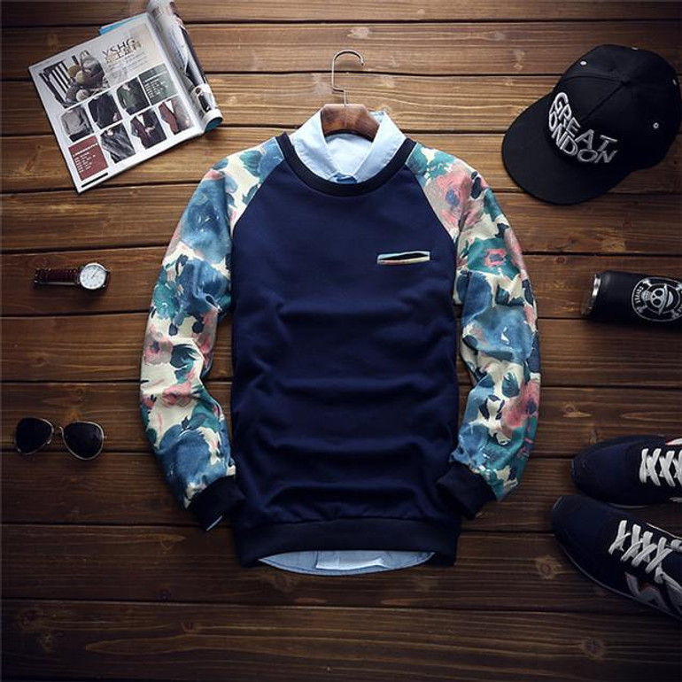 New Arrivals Brand Pullover Hoodies Men O-Neck Men Pullovers Printing Hoodie Sweatshirt Slim Men Hoodies Hip Hop Male Hooded