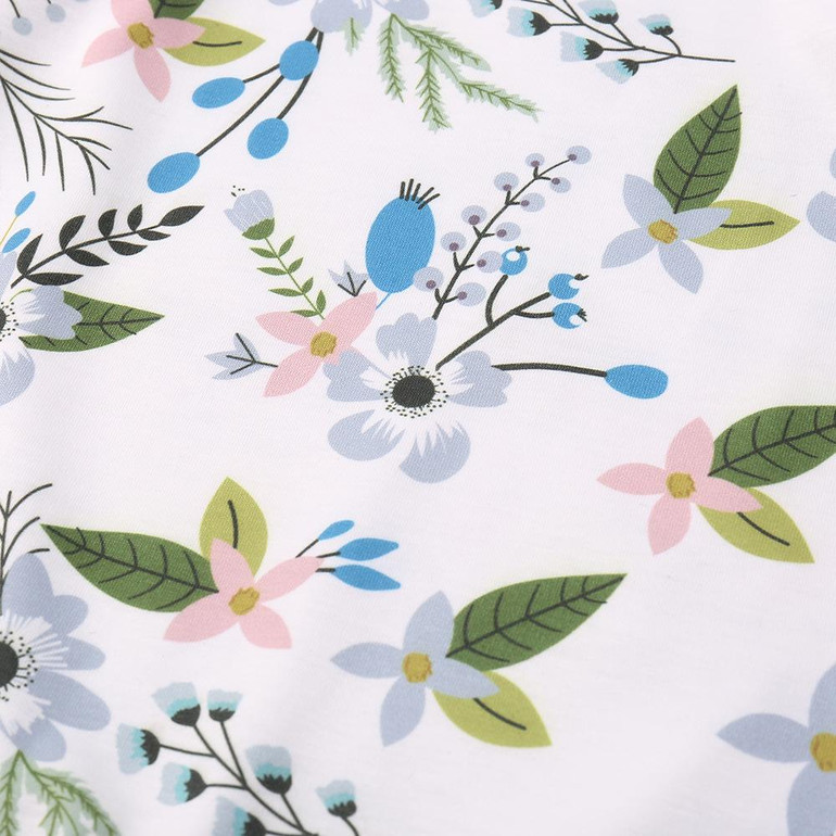 Baby Girls Long Sleeve Floral Romper Headband Baby Boutique Clothing Wholesale