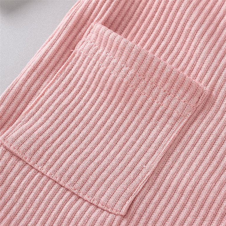 Baby Girls Solid Color Pocket Sling Romper Wholesale Baby Boutique Items