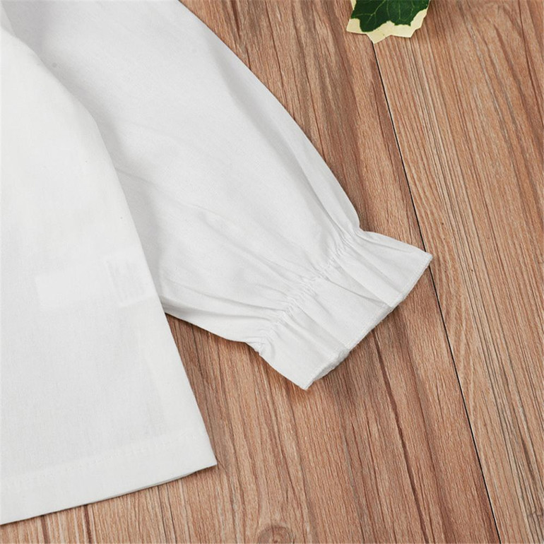 Baby Girls Long Sleeve Top & Plaid Skirt Baby Boutique Wholesale