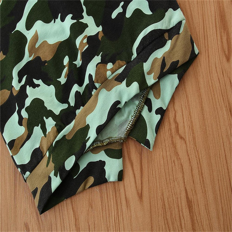 Boys Hooded Long Sleeve Camo Top & Pants Wholesale Boys Clothing