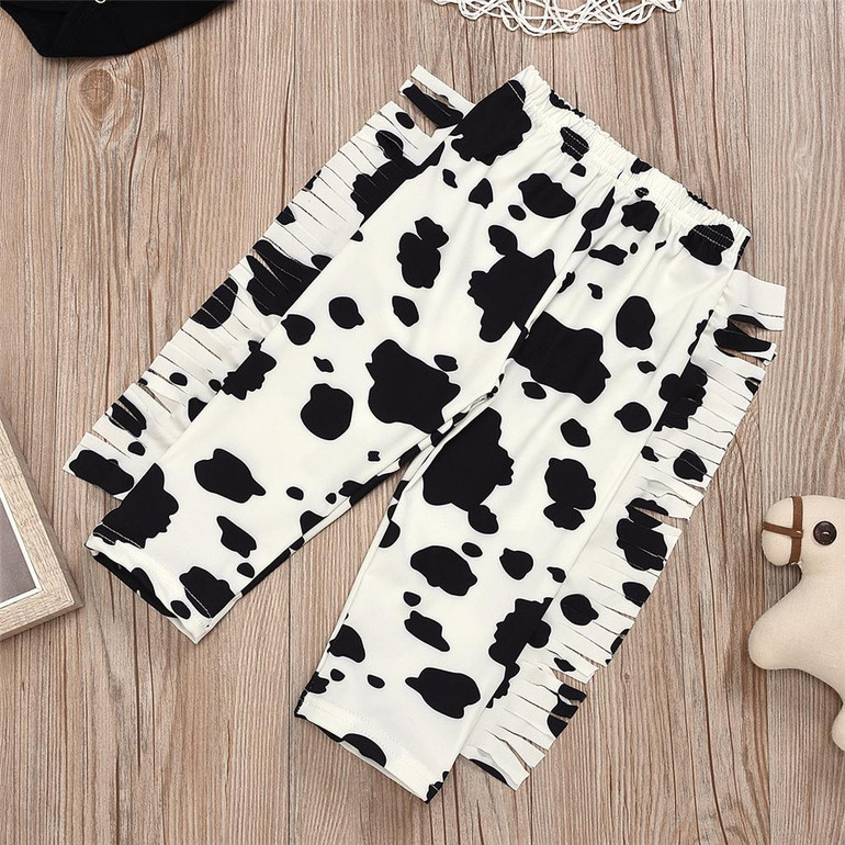 Baby Girls Letter Printed Romper & Pants & Headband Wholesale Baby