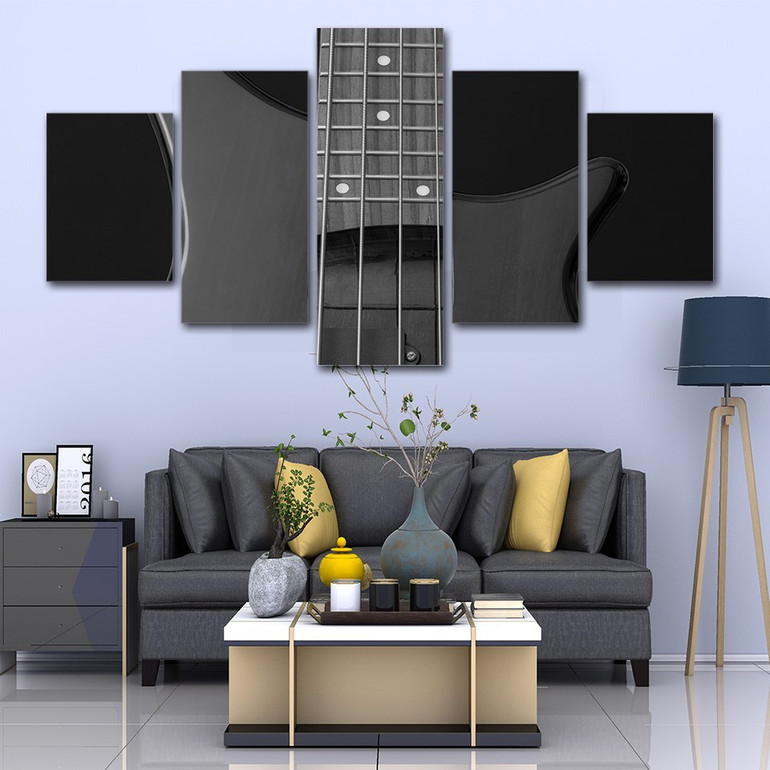 Wall Art Poster Guitar Modular Canvas HD Prints Pieces Musical Pictures Home Decor Living Room