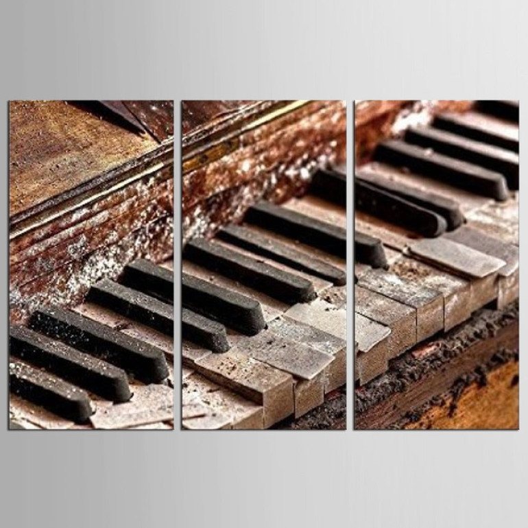 Modular Picture On Canvas Wall Art Home Modern 3 Panel Music Piano HD Printed Posters Painting