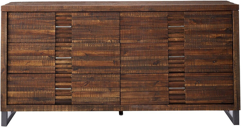 68" X 18" X 34" Reclaimed Oak Dresser