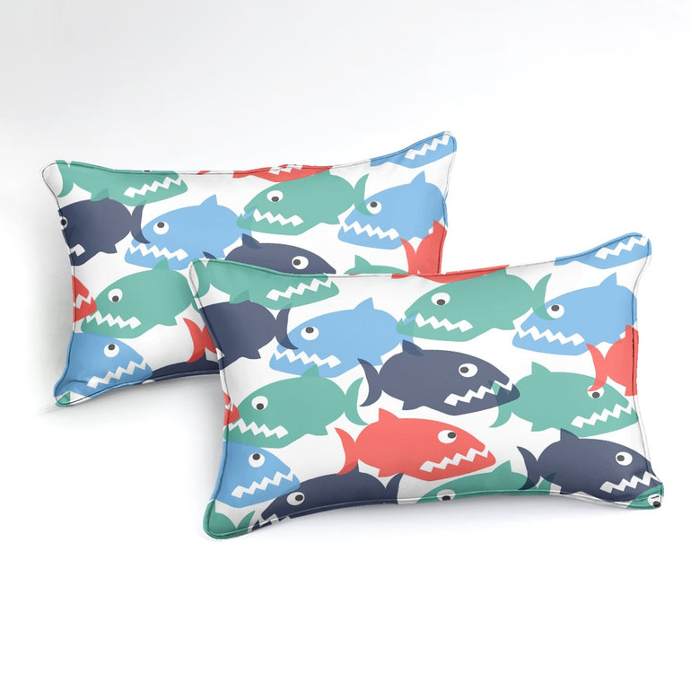 Cartoon Shark Bedding Set