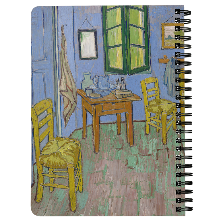 The Bedroom by van Gogh - Spiralbound Notebook