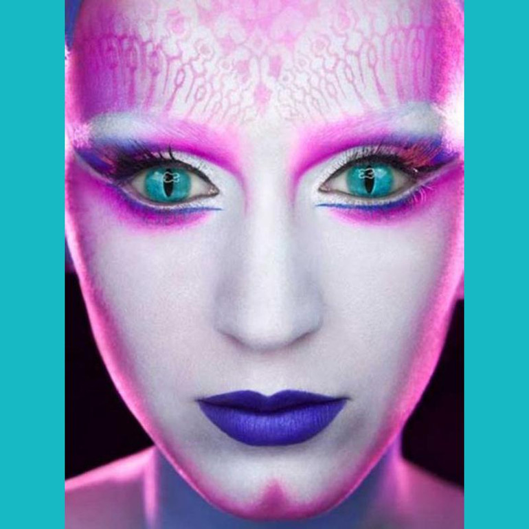 cosplay cat eye green (12 months) contact lenses