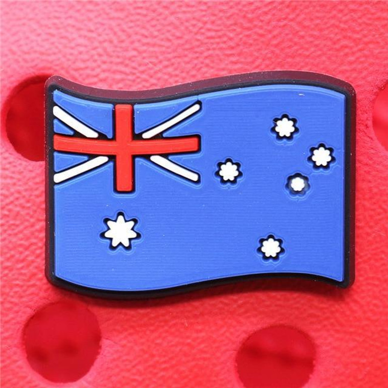 Premium Australian Flag Croc Charm