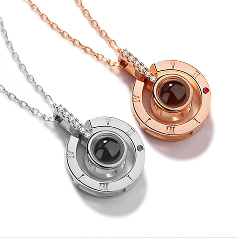 Projection Pendant Necklace Women Jewelry
