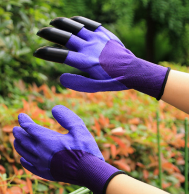 Garden flower gloves
