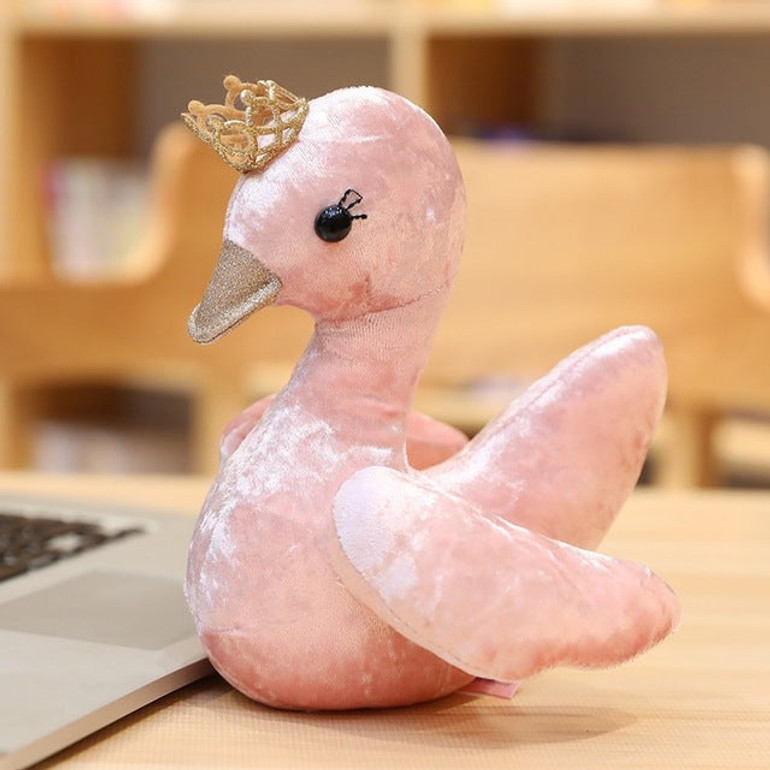 Cute Crown Swan Or Sea Horse Stuffed Animal