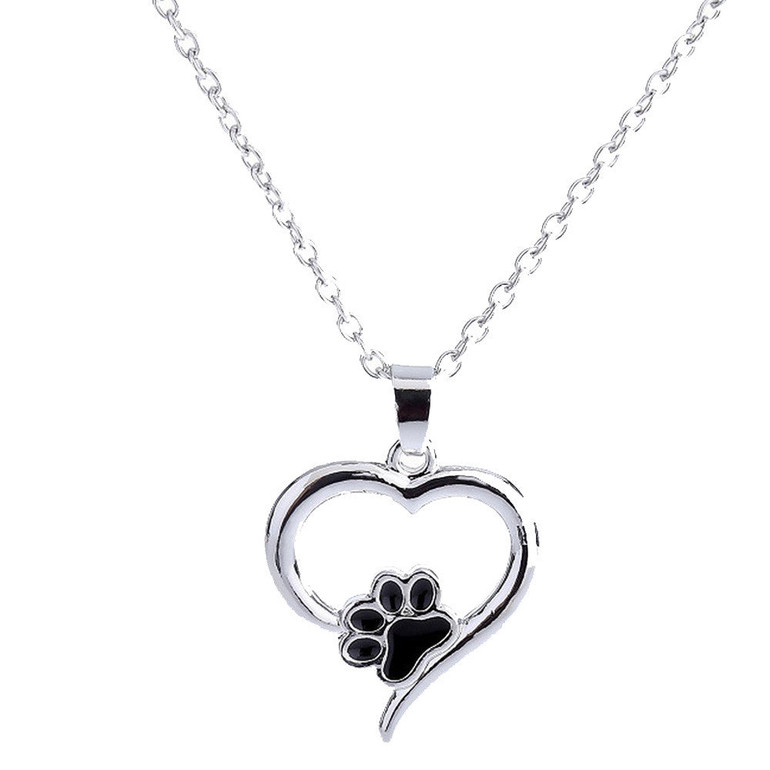 Pet Paw Pendant Necklace