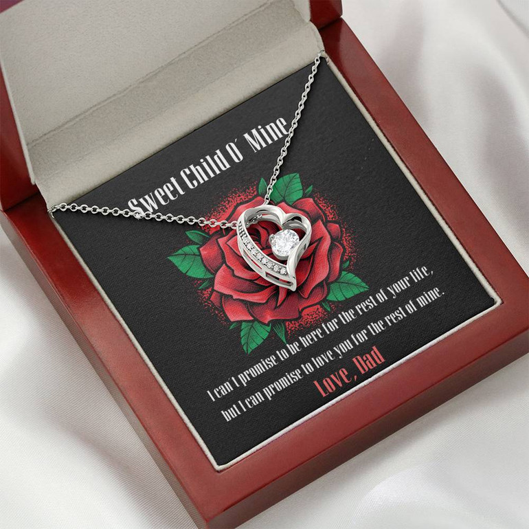 Mother's Day Gift [Best Gift 2021] Luxury Forever Love Necklace - Dad - I Can Promise