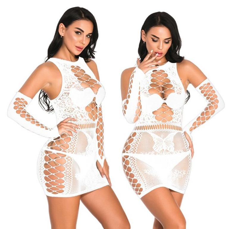 Women's Sexy Lingerie Erotic Babydoll Underwear Lace Nightdress Costumes Sleepwear Dress Oversize