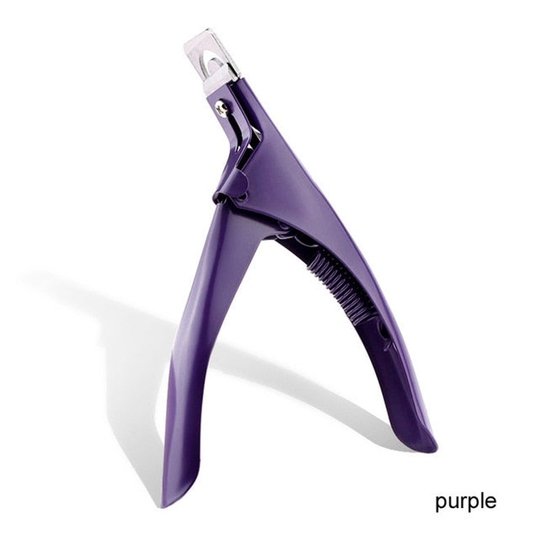 false Nail Clipper manicure Clamp Clippers Special type U word Cut false Manicure Tools Cut clipper Nail Manicure tools