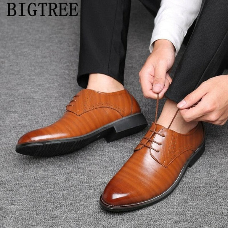 Party Wedding Dress Shoes Men Leather Oxford Shoes For Men Zapatos De Hombre De Vestir Formal Shoes Men Sapato Social Masculino
