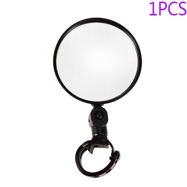 Rear Mirrors 360 Degree Rotation Bicycle Rearview Mirrors Suitable For Mountain Road Bike Handlebar 15mm - 35mm