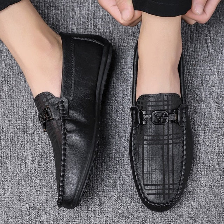 Men's Fashion Sneakers Loafers Trend Men Leather Casual Shoes
