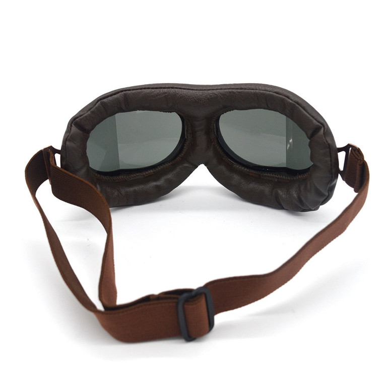 Motorcycle Goggles Glasses Motorbike Pilot Steampunk Vintage Cycling Ski Retro Sunglasses
