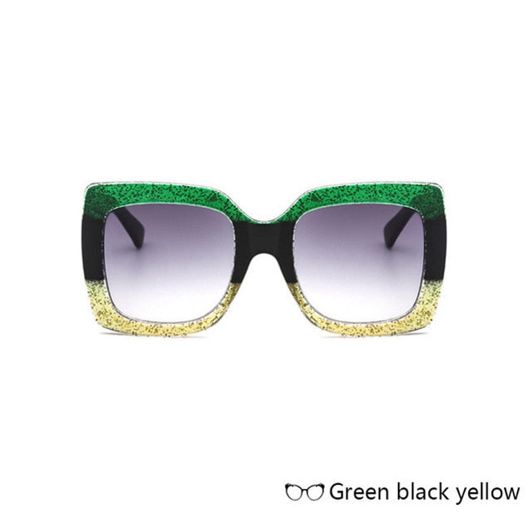 Yoovos Square Sunglasses Women Luxury Brand Designer Women Mirror Sun Glasses Vintage Sun Glasses Party Female Eyewear UV400