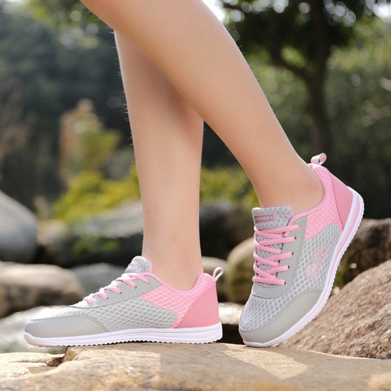 Woman casual shoes Breathable 2018 Sneakers Women New Arrivals Fashion mesh sneakers shoes women