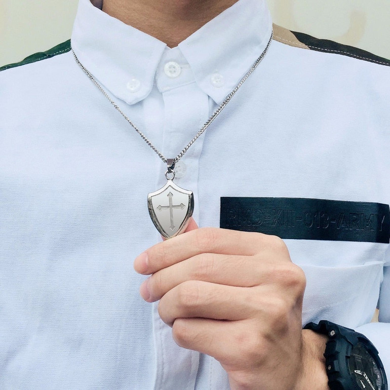 Courageous Bible Verse Christian Jewelry