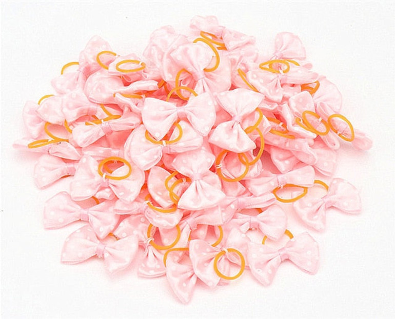 Small Dogs/Cats Accessories Bows Hair Grooming Hair Clips