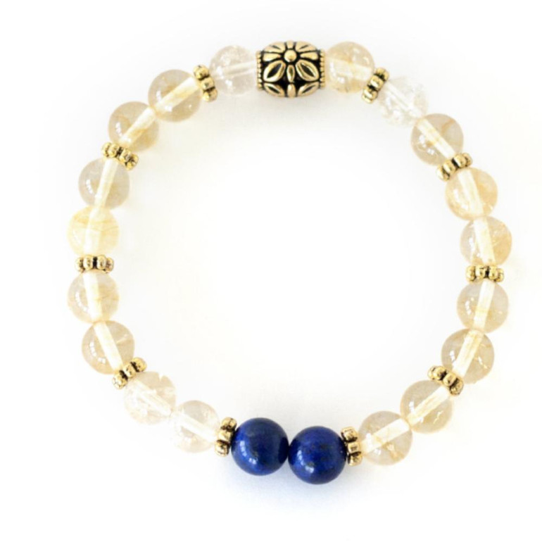 I AM Creative & Energized Crystal Healing Bracelet