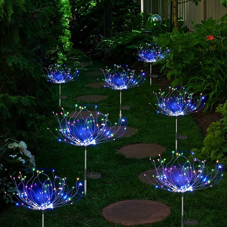 Waterproof FireWorks Solar LED Lights
