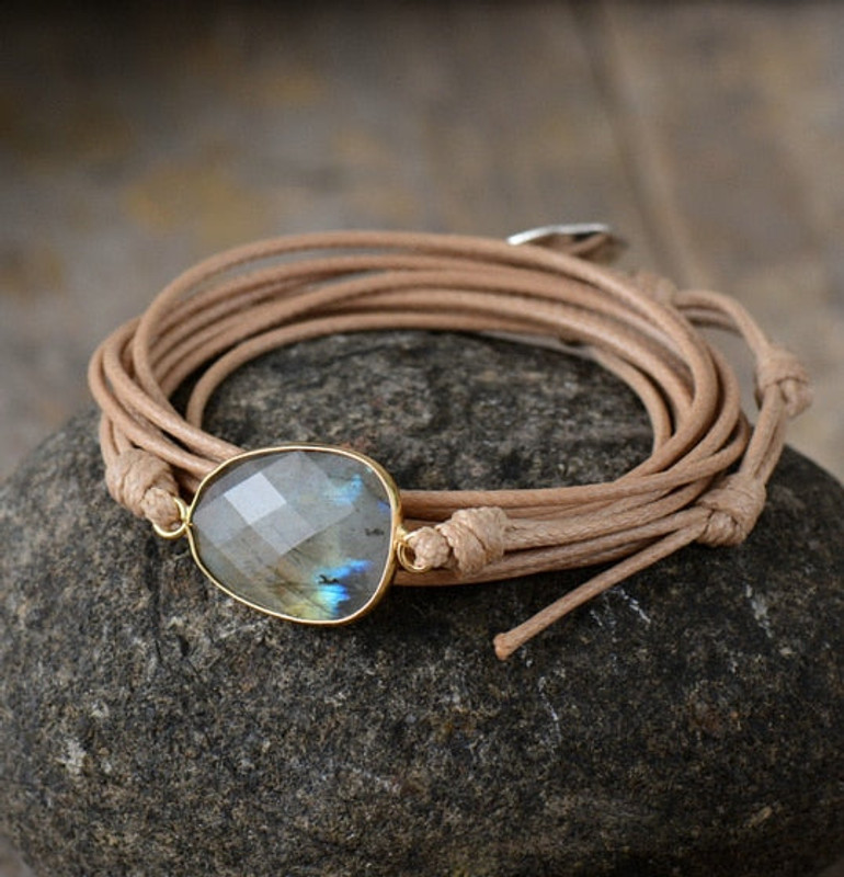 Labradorite Stone Bracelet