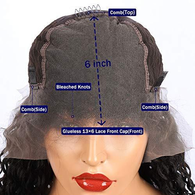 Bob Curly Wig 13x6 Lace Frontal Human Hair | 100% Lace Front Wigs