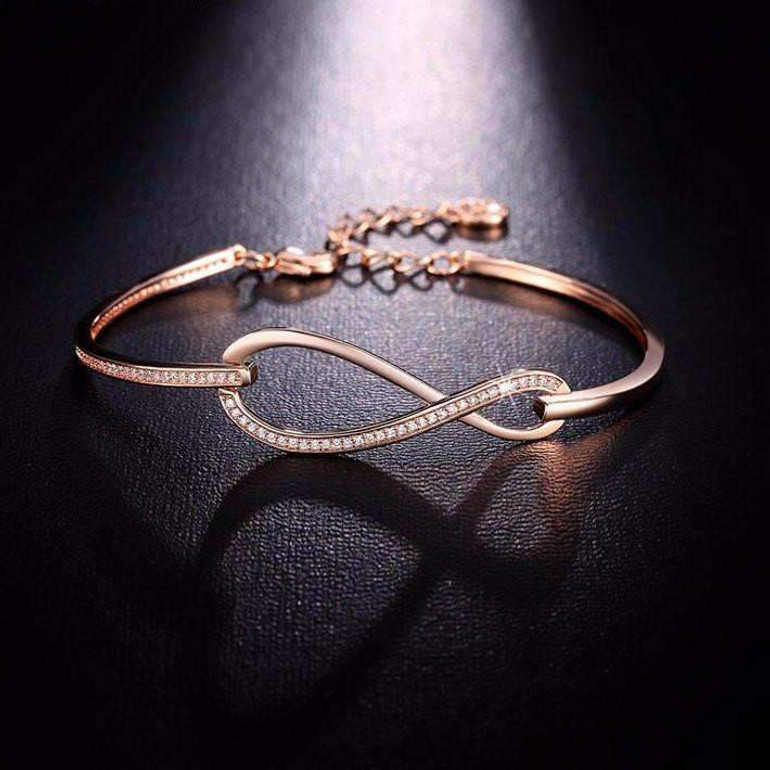 Infinity Rose Gold Bracelet