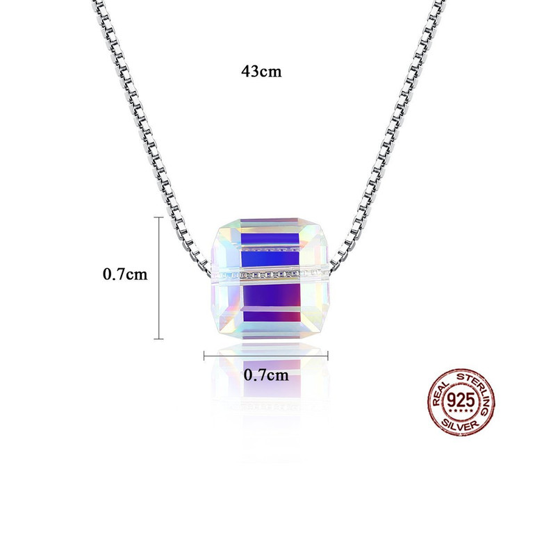 S925 Silver Jewelry Cross Pendant Necklace